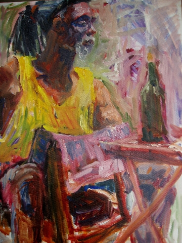 Man with bottle - lewis